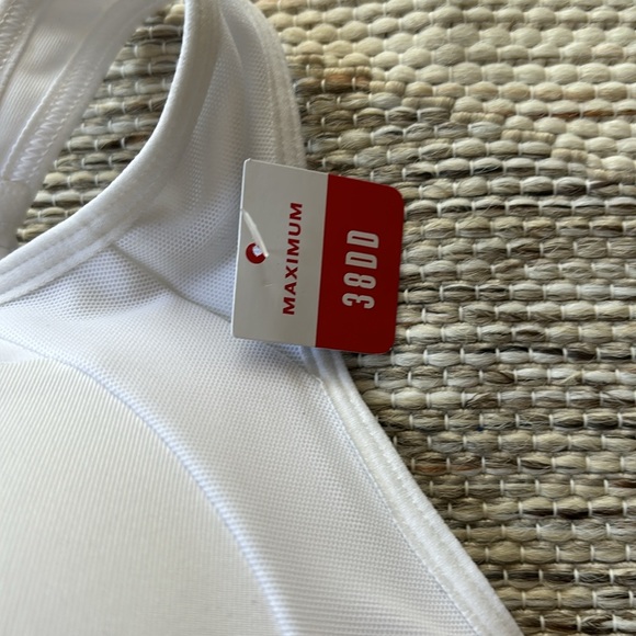 Champion Women's Sports Bra, Motion Control Zip High-impact Sports Bra, Wirefree - Picture 6 of 7